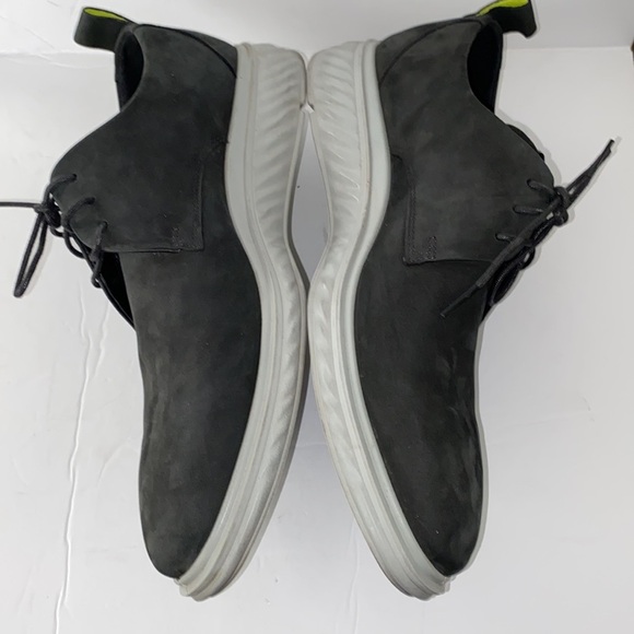 Ecco Sr.1 Hybrid Lite Black Nubuck Suede Lace Up Oxford Shoe main image 5